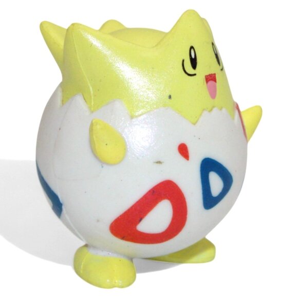 Togepi TOMY Pokémon Figure CGTSJ 1999 Collectible Toy Yellow & White - Picture 7 of 7